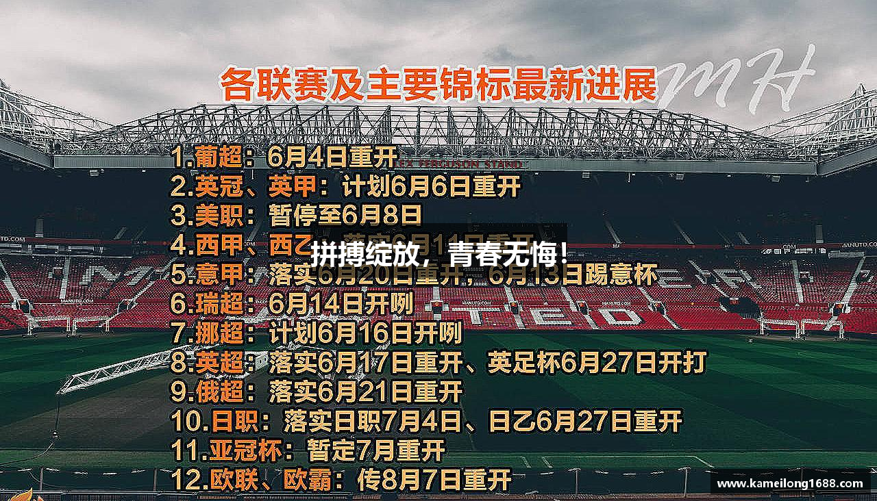 拼搏绽放，青春无悔！
